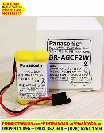 Pin Panasonic BR-AGCF2W; Pin nuôi nguồn Panasonic BR-AGCF2W lithium 6v chính hãng, Xuất xứ Nhật
